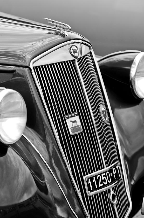 1952 Lancia Ardea 4th Series Berlina Grille Emblems #2 Photograph by Jill Reger