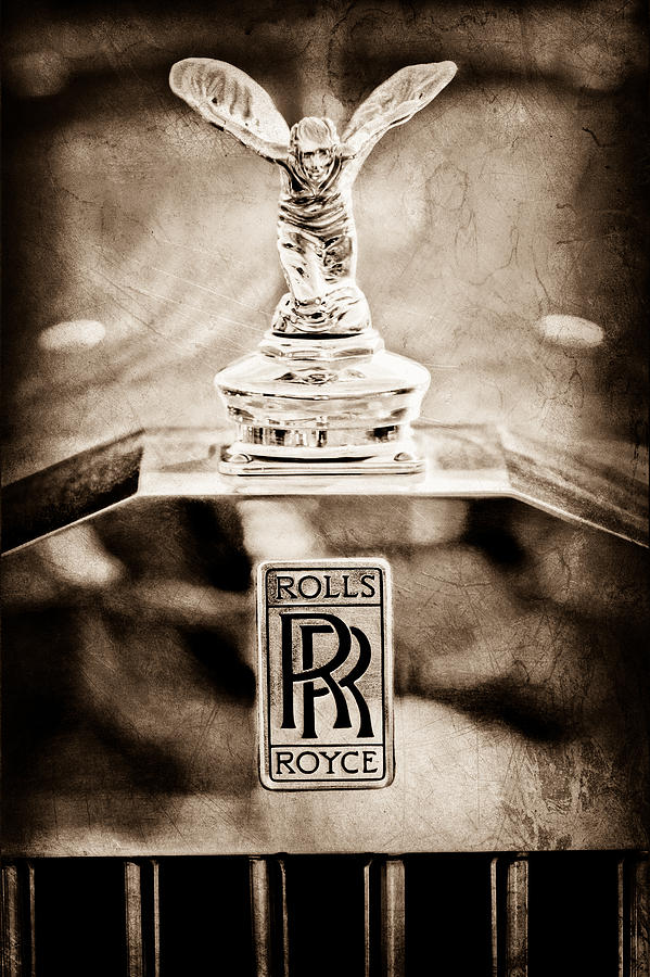 1952 Rolls-Royce Hood Ornament #2 Photograph by Jill Reger