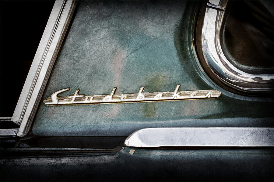 Car Photograph - 1953 Studebaker Champion Starliner Side Emblem #2 by Jill Reger
