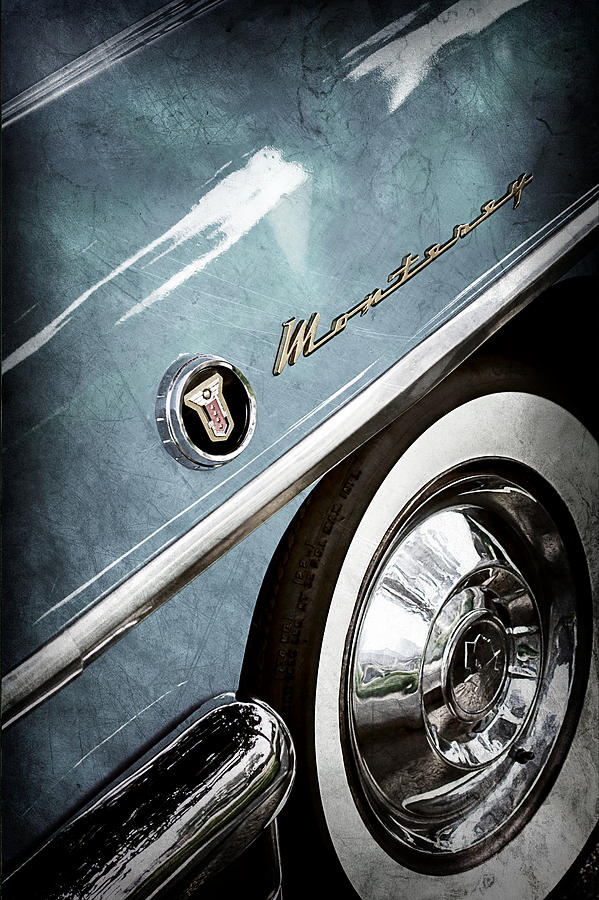 1955 Mercury Monterey Wheel Emblem #2 Photograph by Jill Reger