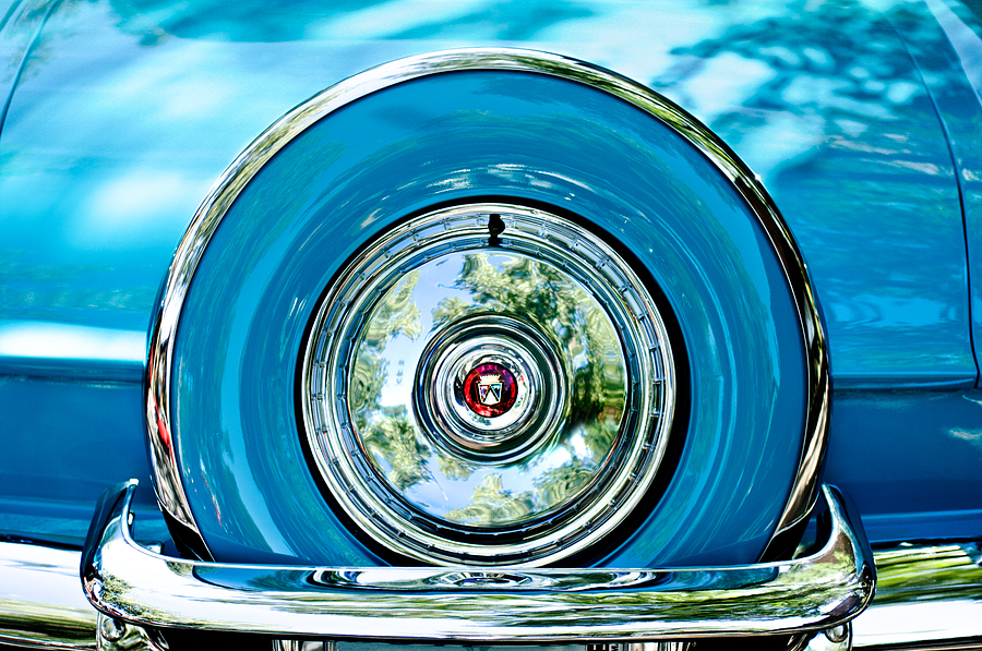1956 Ford Thunderbird Spare Tire #2 Photograph by Jill Reger