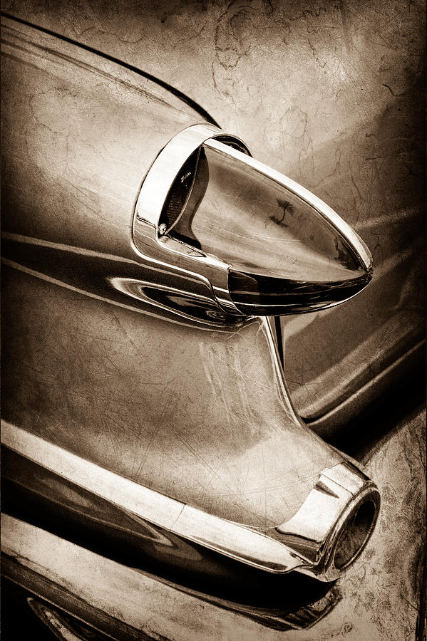 1956 Oldsmobile 98 Taillight #2 Photograph by Jill Reger