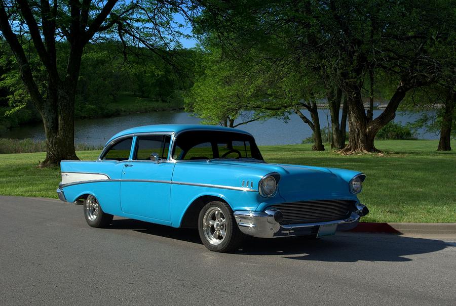 1957 Chevrolet Bel Air Photograph by Tim McCullough