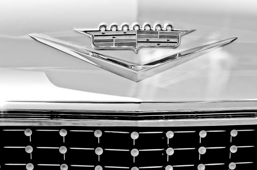 1958 Cadillac Eldorado Biarritz Convertible Emblem #2 Photograph by Jill Reger