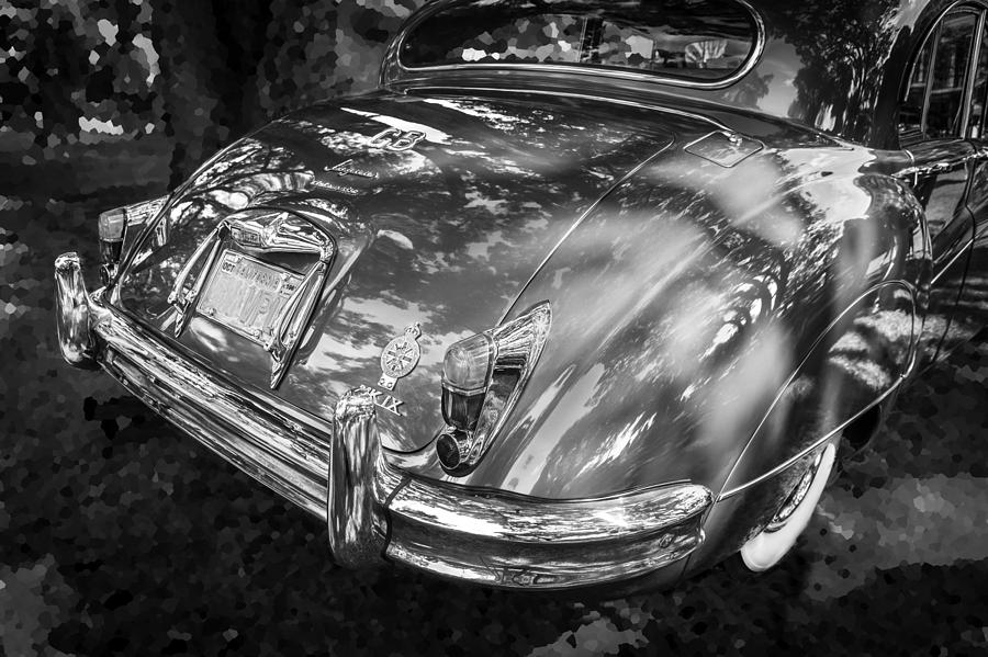 Vintage Photograph - 1961 Jaguar Mark IX Saloon BW #2 by Rich Franco