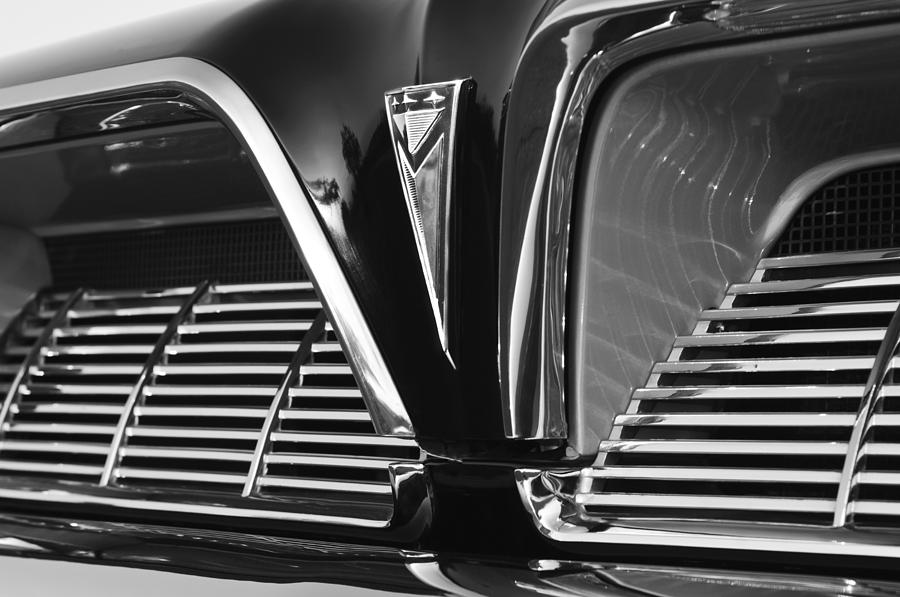1961 Pontiac Catalina Grille Emblem #2 Photograph by Jill Reger