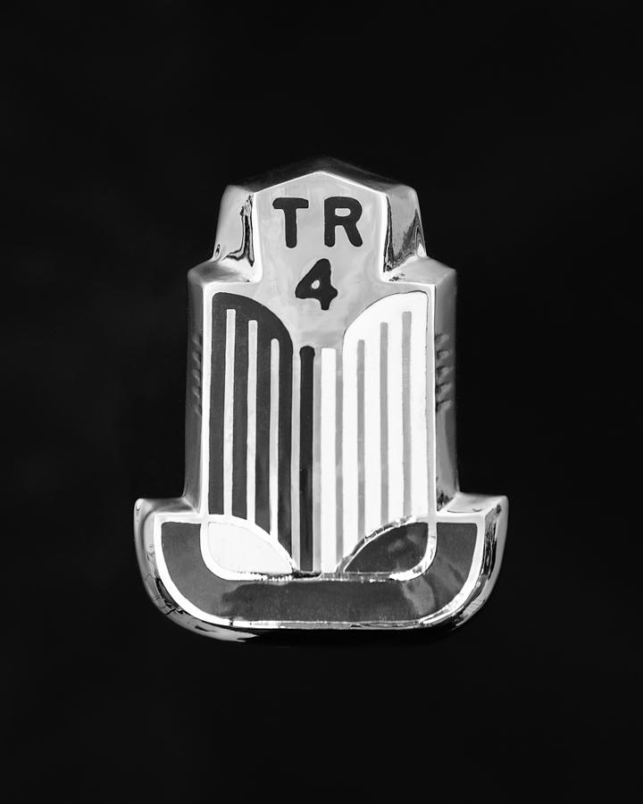 1962 Triumph TR-4 Taillight Emblem #2 Photograph by Jill Reger