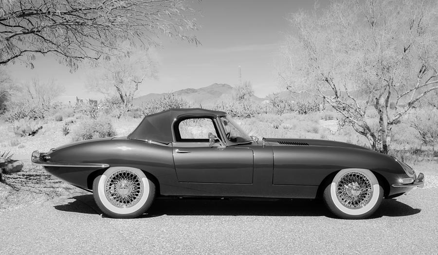 1963 Jaguar XKE Roadster #2 Photograph by Jill Reger