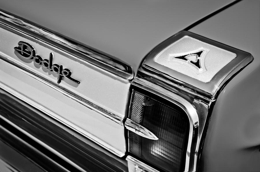 1965 Dodge Coronet 500 Taillight Emblem #2 Photograph by Jill Reger