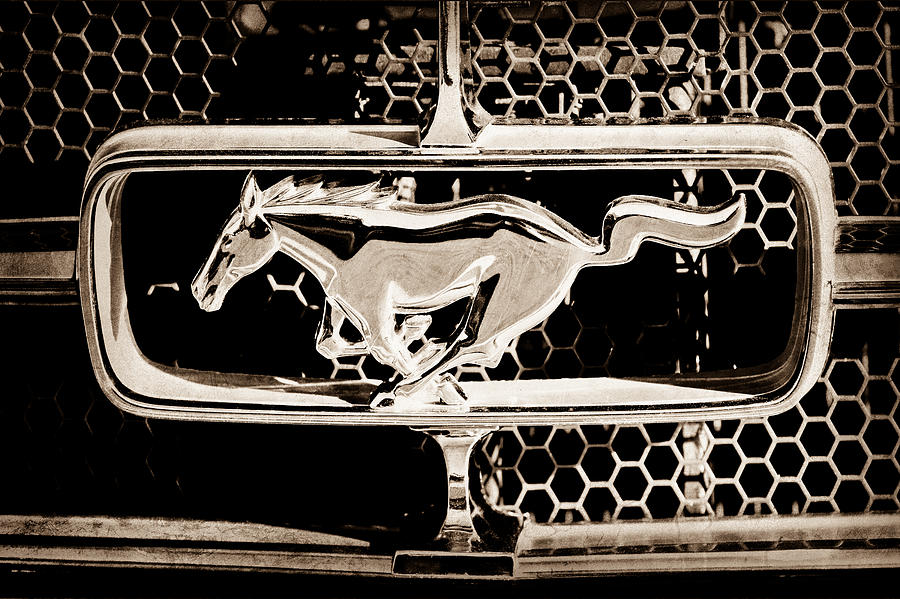 1965 Ford mustang grill emblem #7