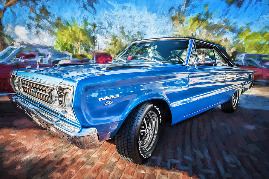 1967 Plymouth Belvedere GTX 440 Painted  #2 Photograph by Rich Franco