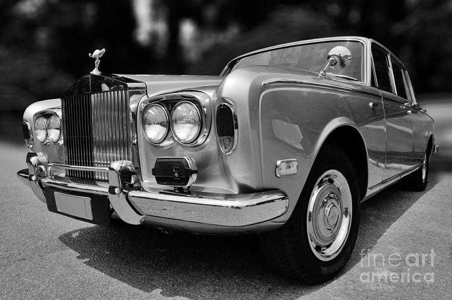 Car Photograph - 1974 Rolls Royce Silver Shadow #3 by George Atsametakis