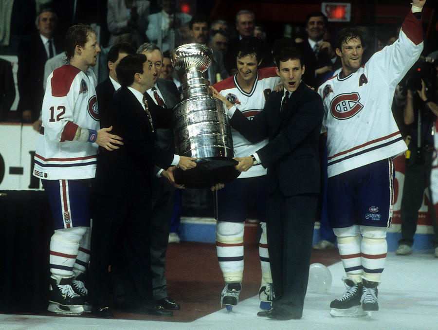 1993 Stanley Cup Finals - Game 5:  Los Angeles Kings v Montreal Canadiens #2 Photograph by B Bennett