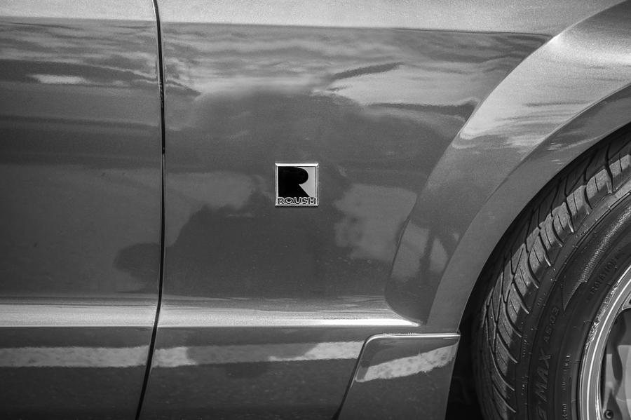 2008 Ford Shelby Mustang Roush Stage 2 BW #1 Photograph by Rich Franco