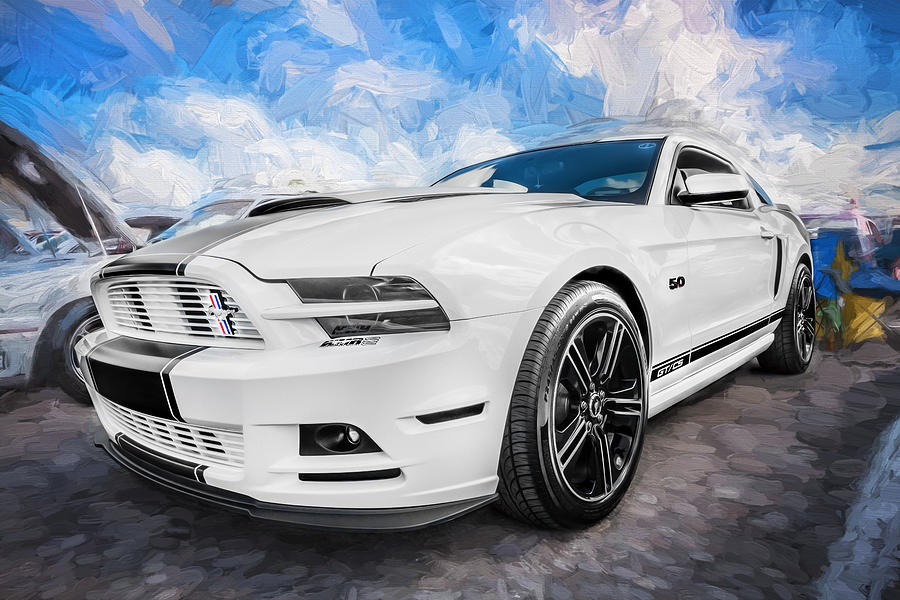 2014 Ford Mustang GT CS Painted  Photograph by Rich Franco
