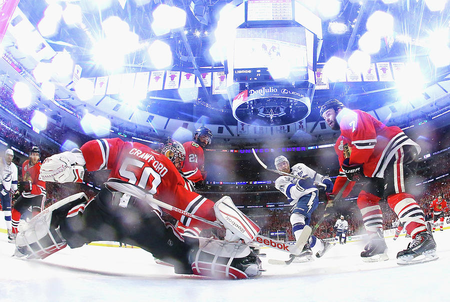 Steven Stamkos Photograph - 2015 Nhl Stanley Cup Final - Game Four by Bruce Bennett