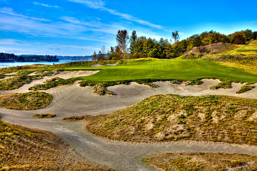 #3 at Chambers Bay Golf Course - Location of the 2015 U.S. Open Championship #2 Photograph by David Patterson
