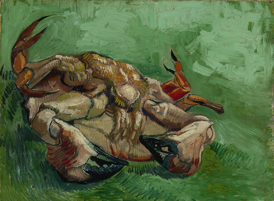 A Crab On Its Back #2 Painting by Vincent Van Gogh