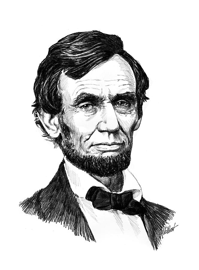 A. Lincoln #2 Drawing by Harry West