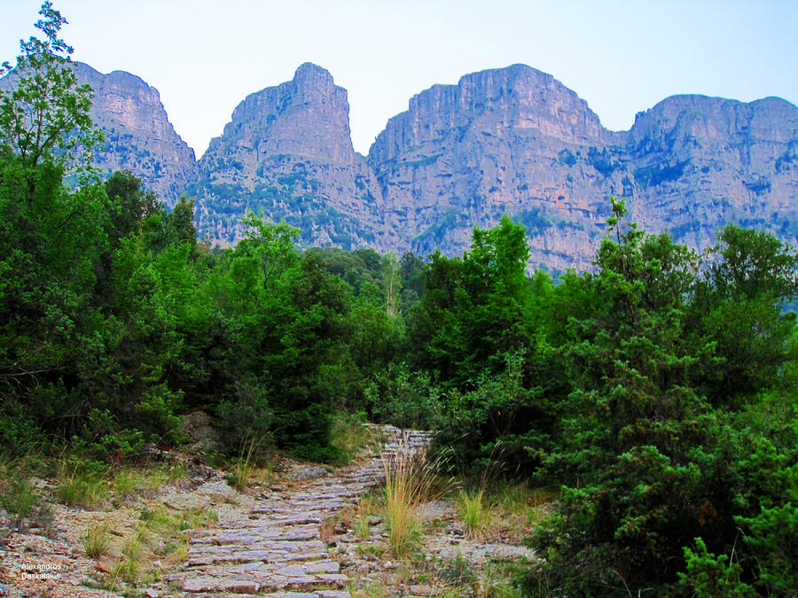 A Path to the Mountains #3 Photograph by Alexandros Daskalakis