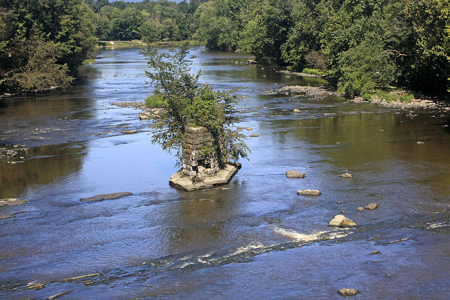 A Scenic View Of The Wallkill River In Wallkill Photograph