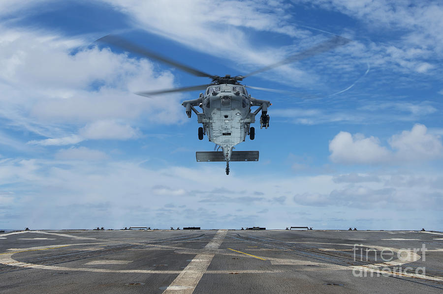 A U.s. Navy Mh-60s Seahawk Helicopter Photograph