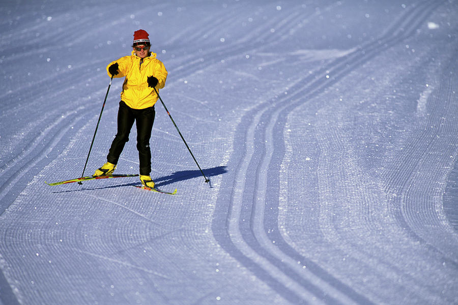 A Woman Cross Country Skiing Royal Photograph By Corey Rich Fine Art 3309