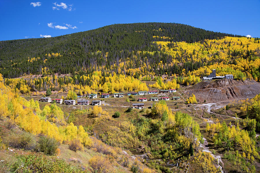Fall Photograph - Abandoned Mining Town #2 by Jim West/science Photo Library