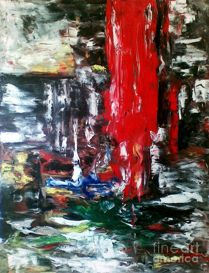 Abstract #2 Painting by Deeb Marabeh