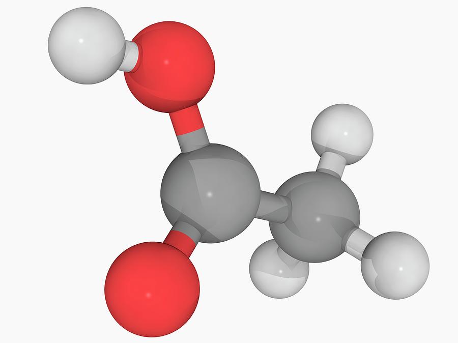 Acetic Acid Molecule Photograph By Laguna Design Science Photo Library Fine Art America