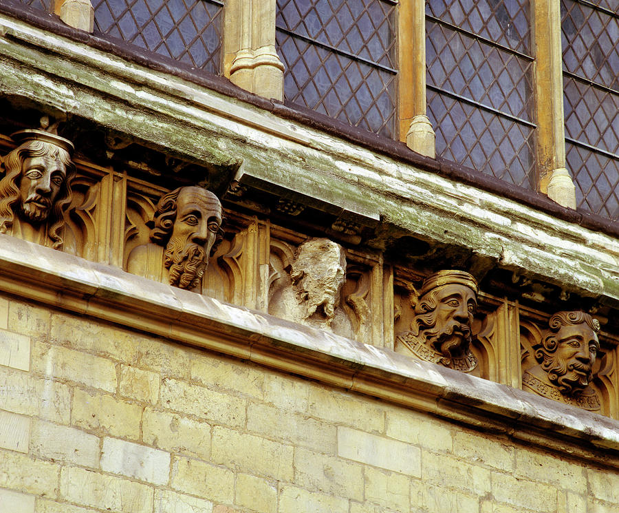  Acid  Rain Damage  To Stonework Photograph by Martin Bond 