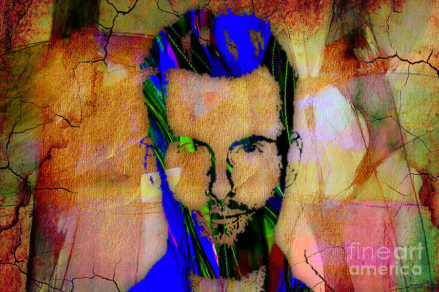 Adam Levine Painting #2 Mixed Media by Marvin Blaine