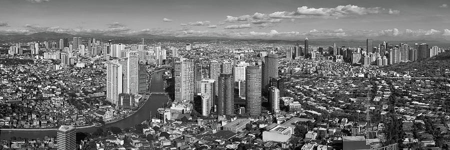Aerial View Of Cityscape, Makati #2 Photograph by Panoramic Images