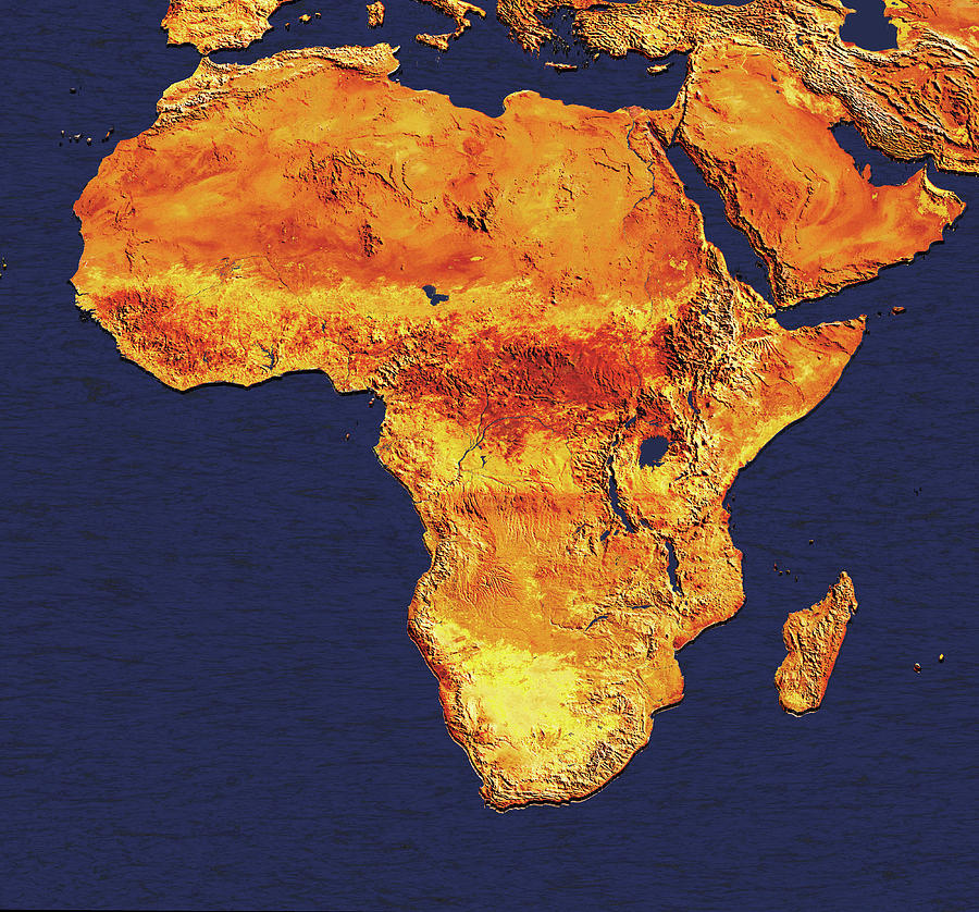 Africa #2 Photograph by Dynamic Earth Imaging/science Photo Library ...