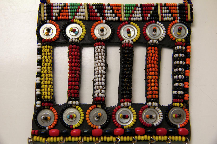 Africa, Kenya Maasai Tribal Beads Photograph by Kymri Wilt - Fine