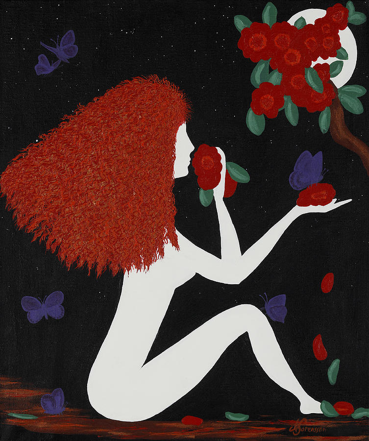 Fantasy Painting - Afrodite by Nathalie Sorensson