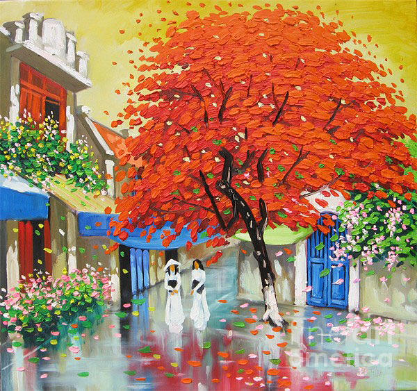 After Rain Painting by Anh Quang - Fine Art America