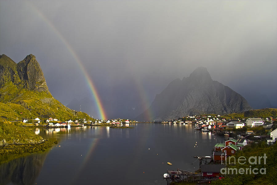 After the rain in Reine Photograph by Heiko Koehrer-Wagner