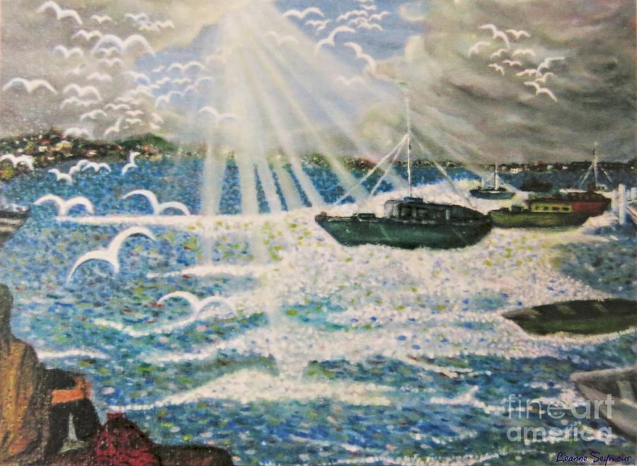 Boat Painting - After The Storm by Leanne Seymour