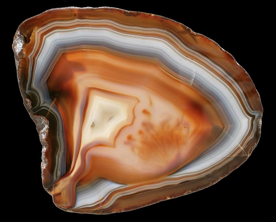 Agate #2 Photograph by Natural History Museum, London/science Photo Library