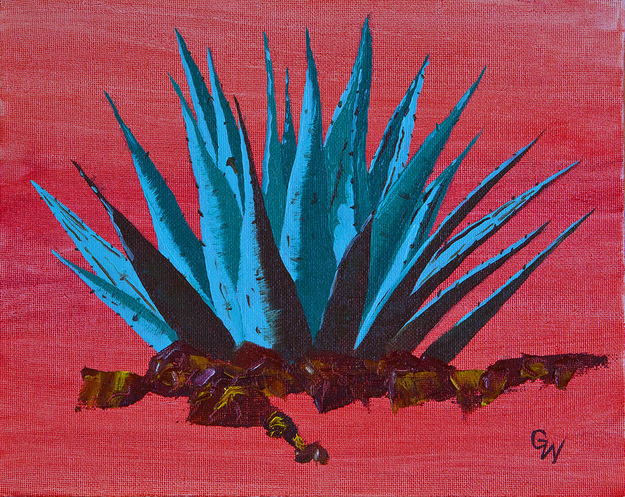 Agave #2 Painting by Greg Wells