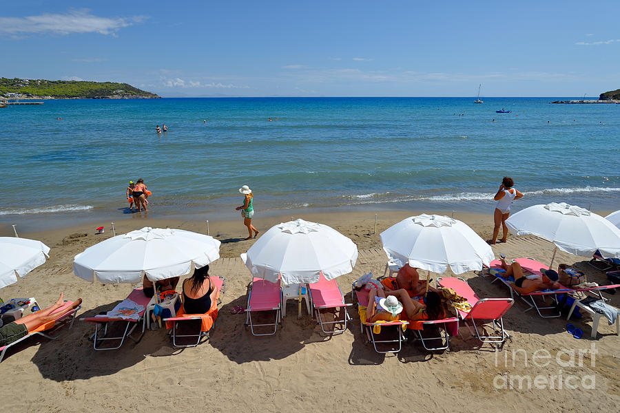 Agia Marina beach #1 Photograph by George Atsametakis