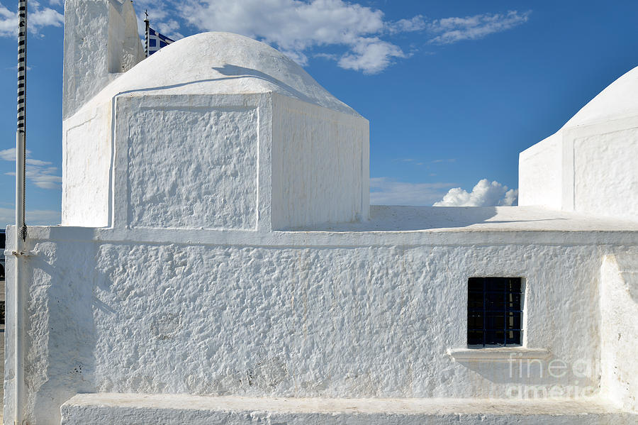 Agios Nikolaos chapel in Aegina port #1 Photograph by George Atsametakis