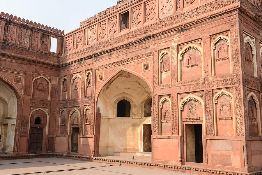 Agra Fort Tourist Destination in India #2 Photograph by Brandon Bourdages