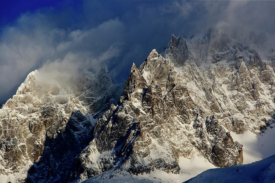 Aiguilles De Chamonix Photograph by Mario Colonel