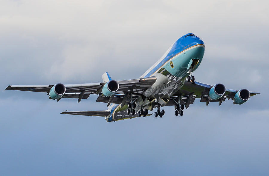 747 Photograph - Air Force One  #2 by Puget  Exposure