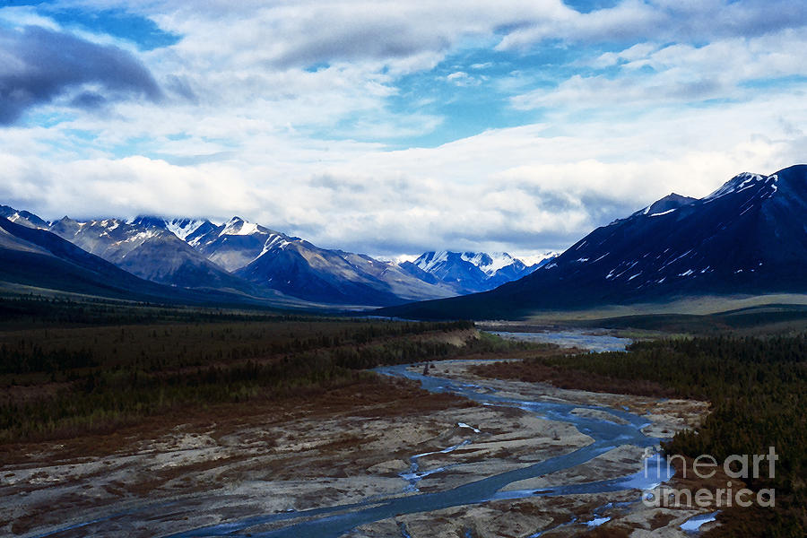 Alaska Mountain Range #2 Photograph by Thomas R Fletcher