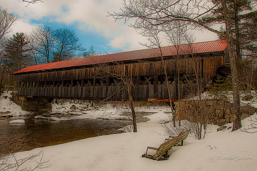 Albany Covered Bridge New Hampshire #2 Photograph by Brenda Jacobs