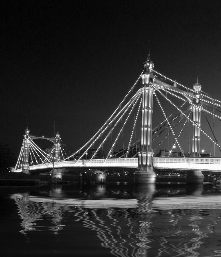 London Photograph - Albert Bridge London #2 by David French