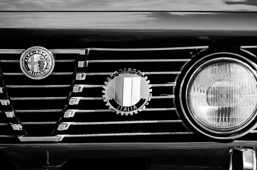 Alfa-Romeo Grille Emblem #2 Photograph by Jill Reger